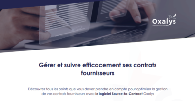 Contrat fournisseur - FP