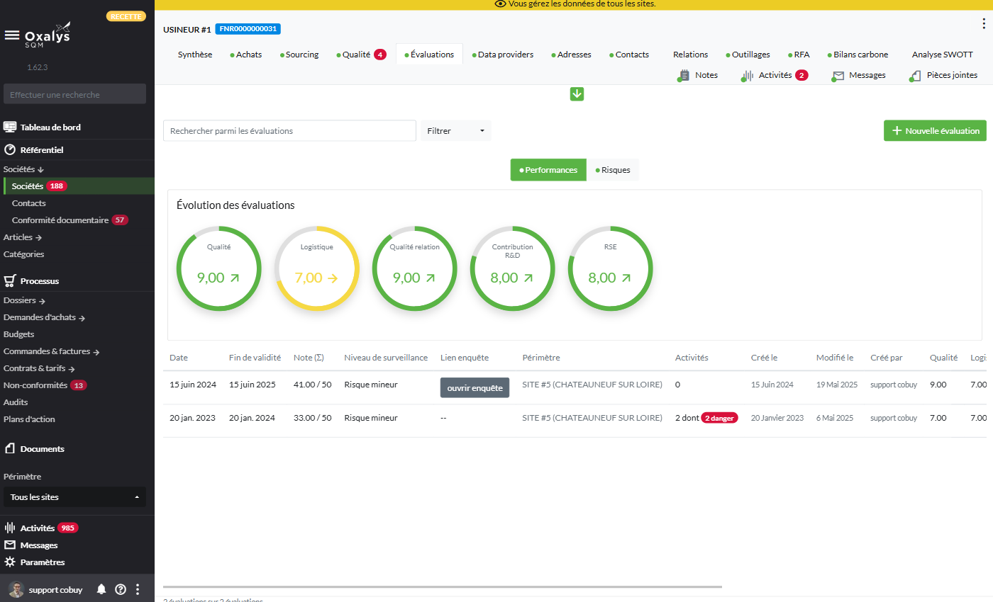 OxalysSQM_Screenshot_SupplierEvaluation