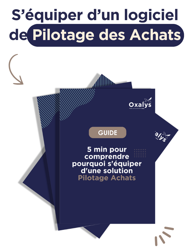 Pilotage achat et tableau de bord achat