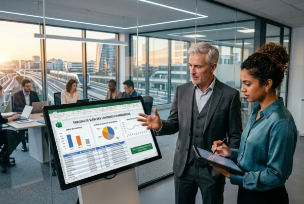 Tableau de suivi des contrats fournisseurs excel