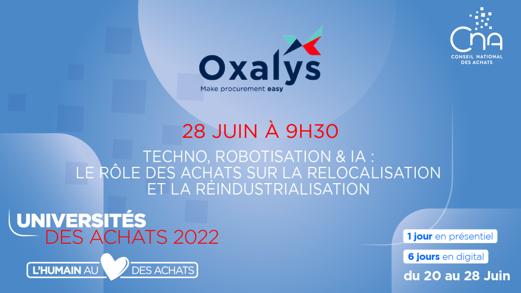 Oxalys sera présent lors des UDA 2022