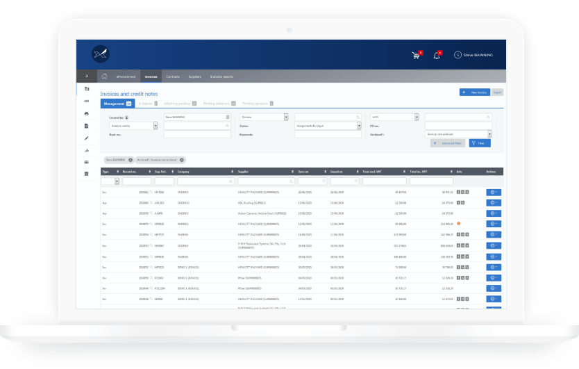 La solution de gestion des factures fournisseurs Oxalys permet d'automatiser le processus traitement des factures fournisseurs