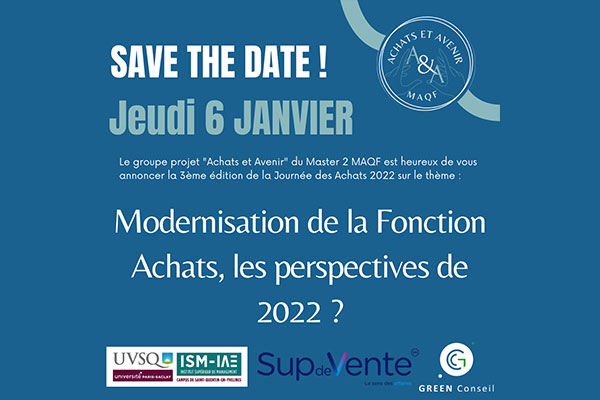 Save the date, Achat et Avenir