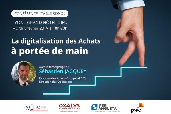 Table ronde : La digitalisation des Achats à portée de main - Lyon le 5 février 2019