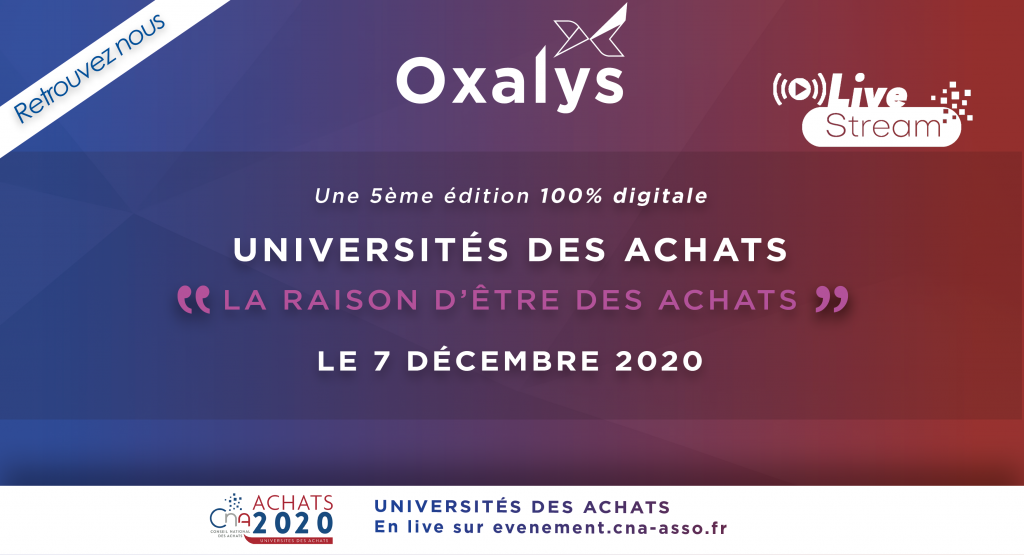 Oxalys partenaire des Universités des Achats 2020